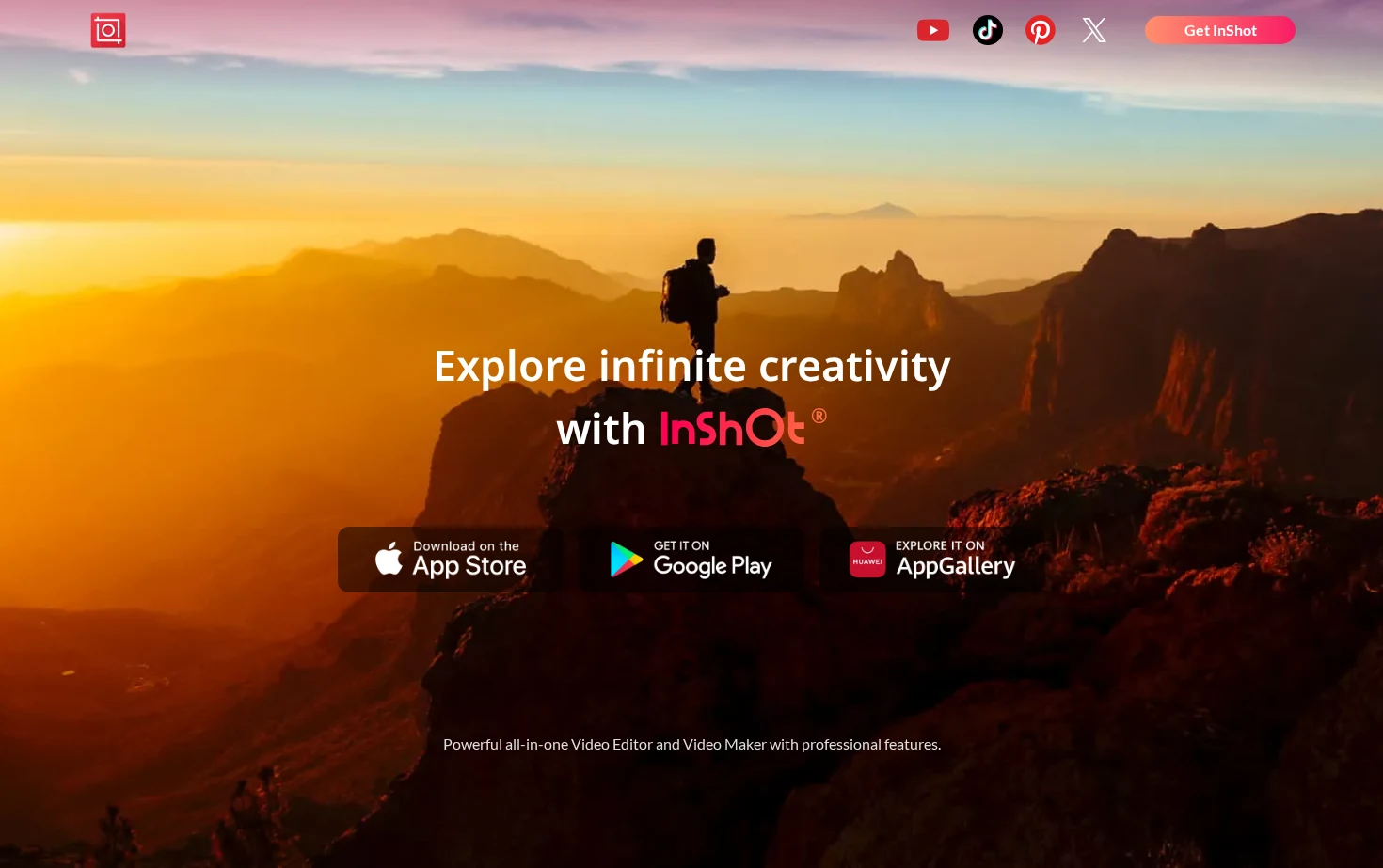 InShot 页面快照